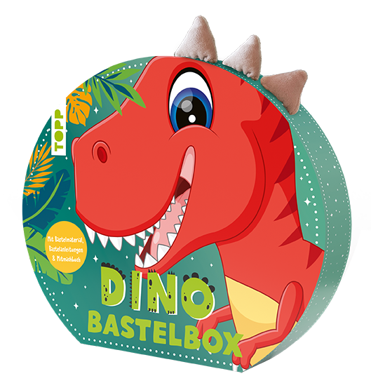 Dino-Bastelbox. Mit Anleitungen, Bastelmaterial und Mitmachbuch